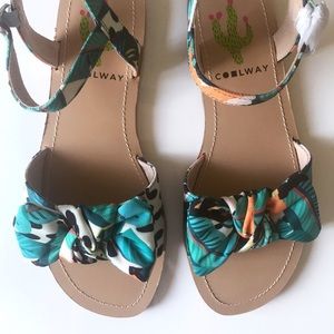 Fun Tropical sandals perfect for summer!
